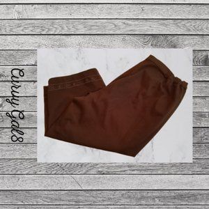 🔥 Last Chance 🔥 Tanjay Capri Pants  Brown Button  Size 18